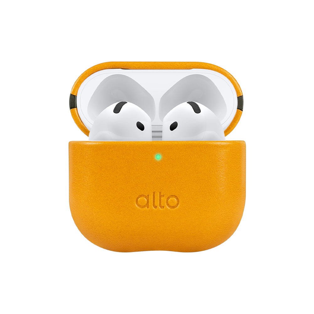 惜福品 - AirPods 4 皮革保護套 - 焦糖棕