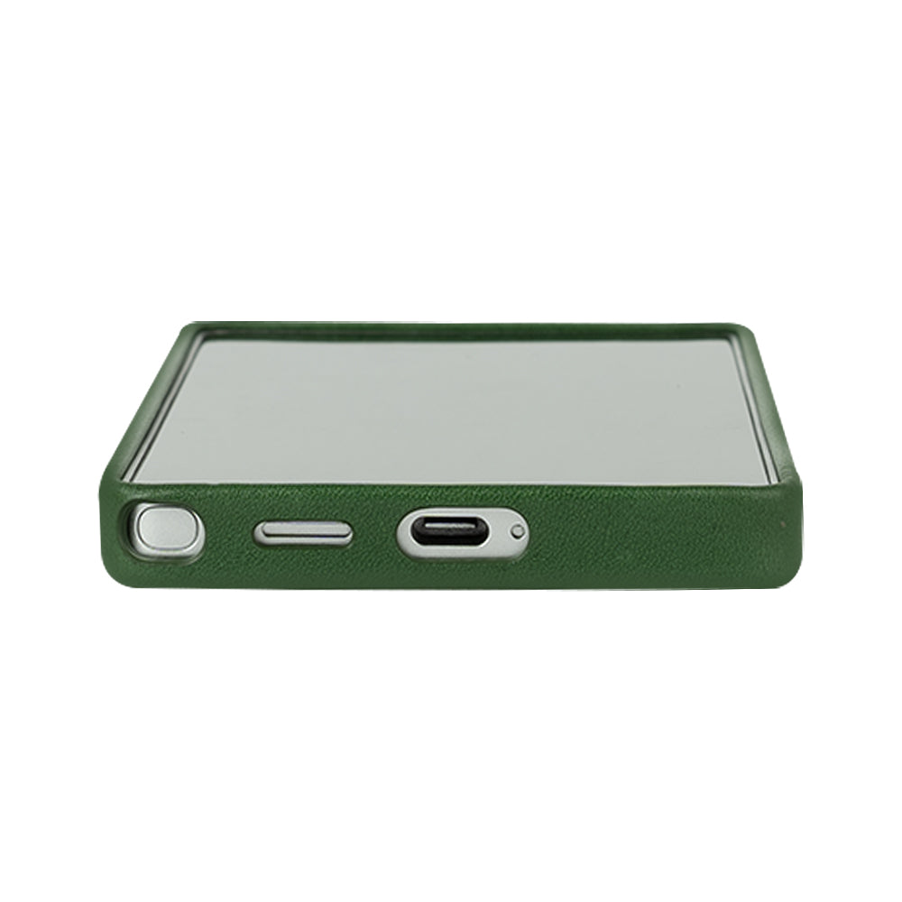 Samsung Galaxy S25 Ultra Clop 磁吸皮革手機殼 - 森林綠