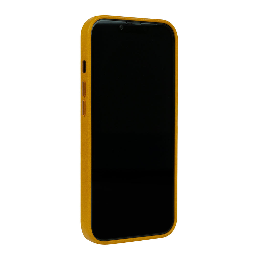 惜福品 - iPhone 14 Plus/iPhone 15 Plus - Clop 磁吸皮革手機殼 - 焦糖棕