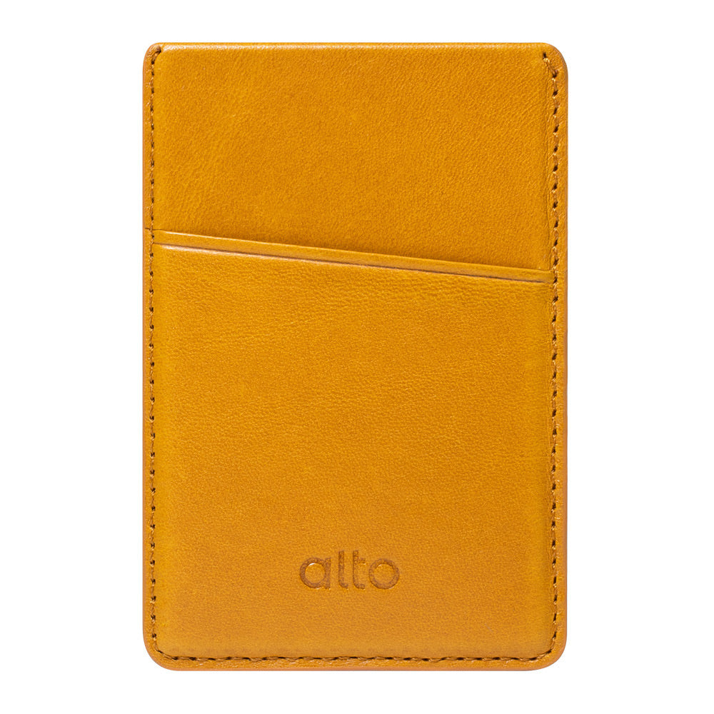 惜福品 - iPhone 磁吸皮革卡套 - 焦糖棕