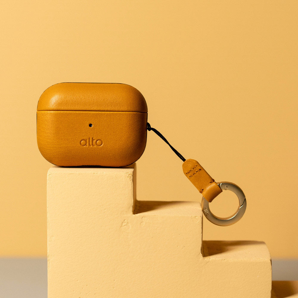 AirPods Pro 2 皮革保護套 - 焦糖棕