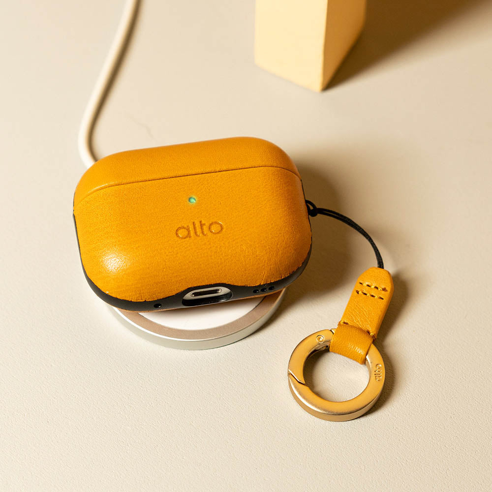 AirPods Pro 2 皮革保護套 - 焦糖棕