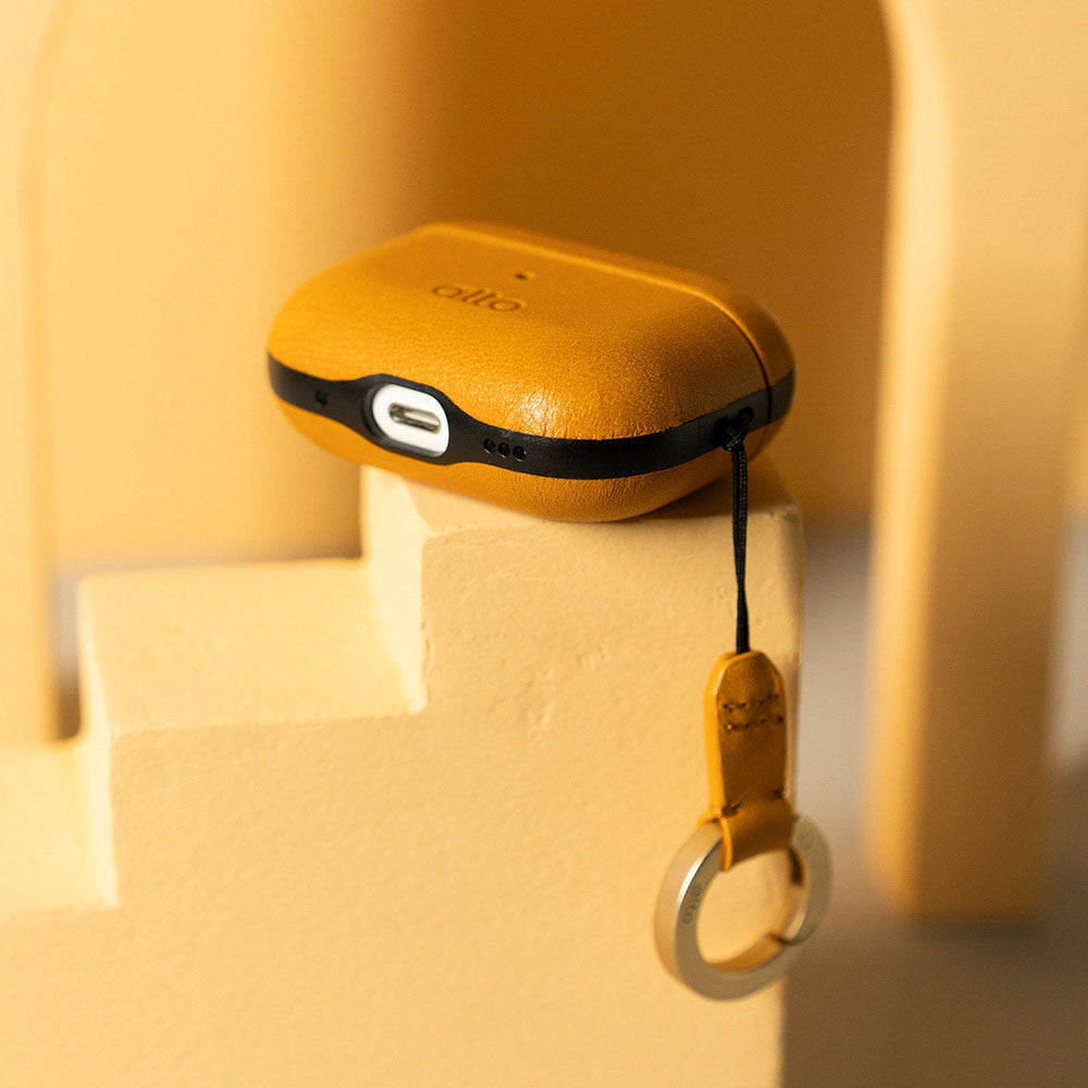 AirPods Pro 2 皮革保護套 - 焦糖棕