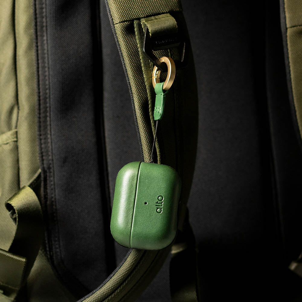 AirPods Pro 2 皮革保護套 - 森林綠