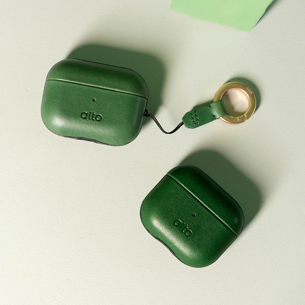 AirPods Pro 2 皮革保護套 - 森林綠