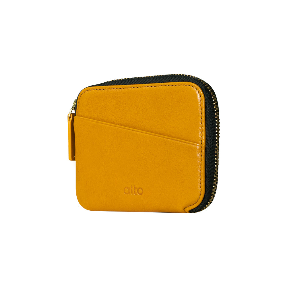 惜福品 - 皮革收納錢包 - 焦糖棕