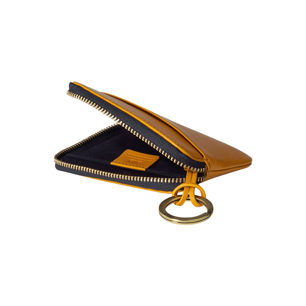 惜福品 - 皮革收納錢包 - 焦糖棕