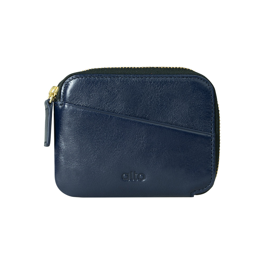 惜福品 - 皮革收納錢包 - 海軍藍