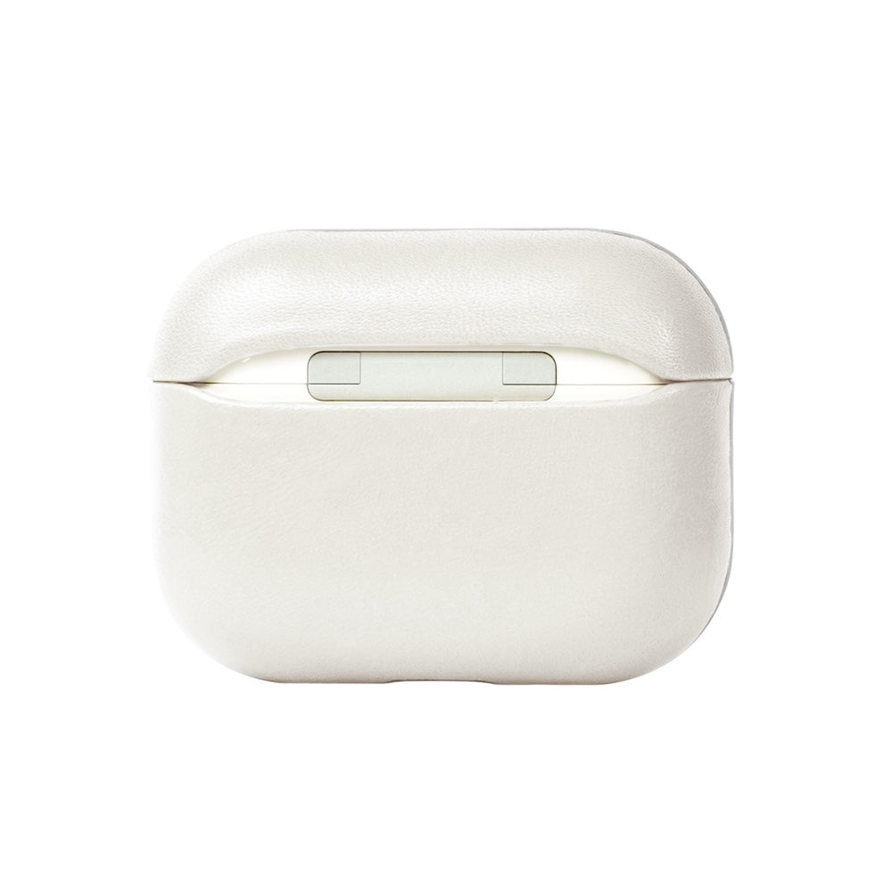 AirPods Pro 3 皮革保護套 - 霜月白