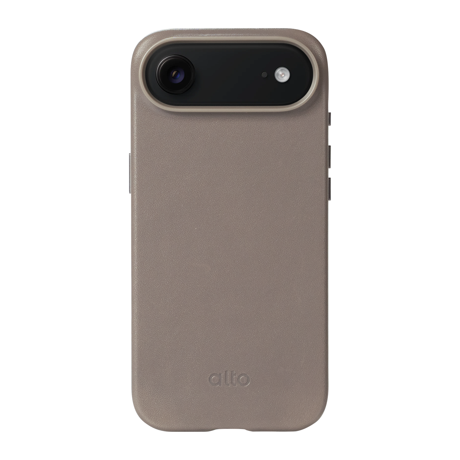 iPhone Air - Clop 磁吸皮革手機殼 - 礫石灰