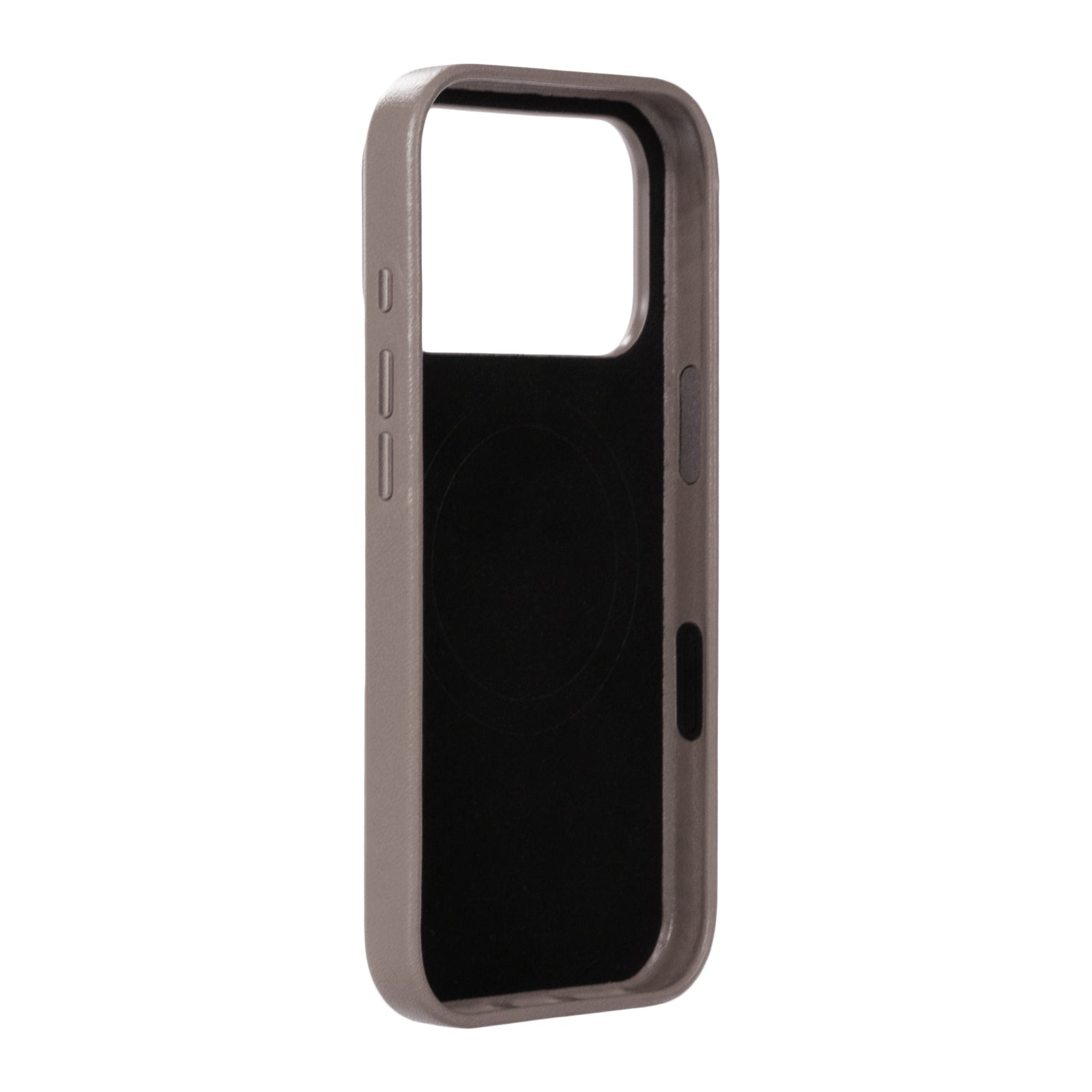 iPhone 17 Pro - Clop 磁吸皮革手機殼 - 礫石灰