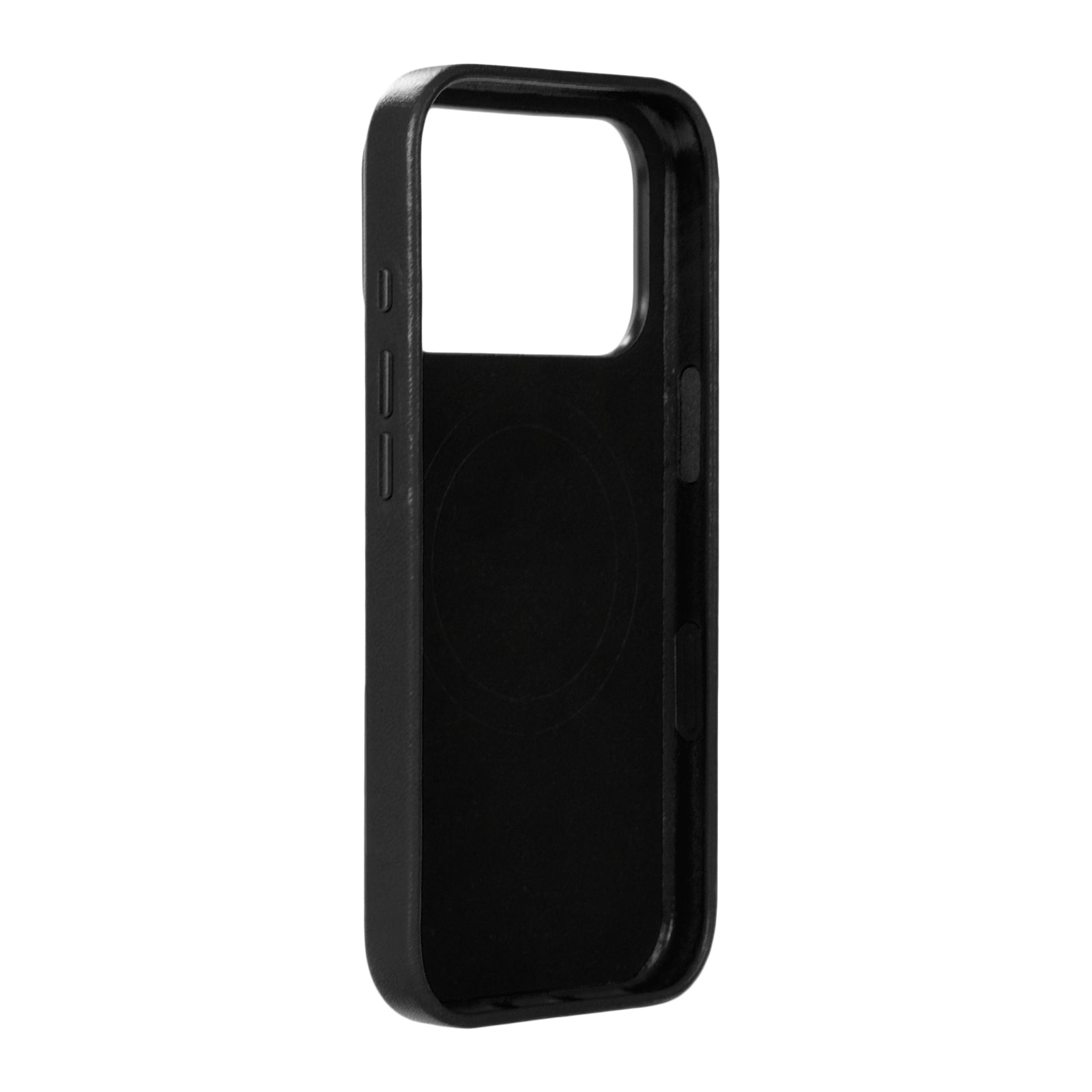 iPhone 17 Pro - Clop 磁吸皮革手機殼 - 渡鴉黑