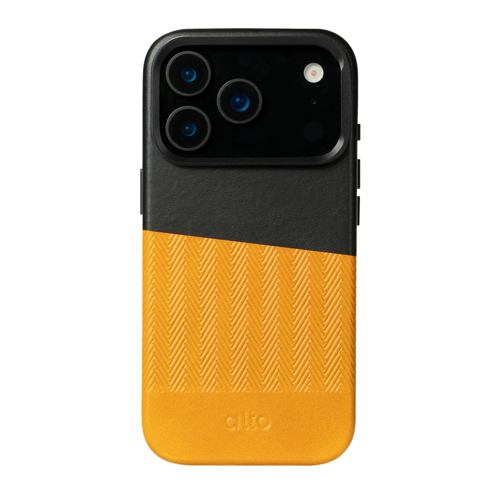 iPhone 17 Pro - Herring 磁吸支架皮革手機殼 - 焦糖棕/渡鴉黑