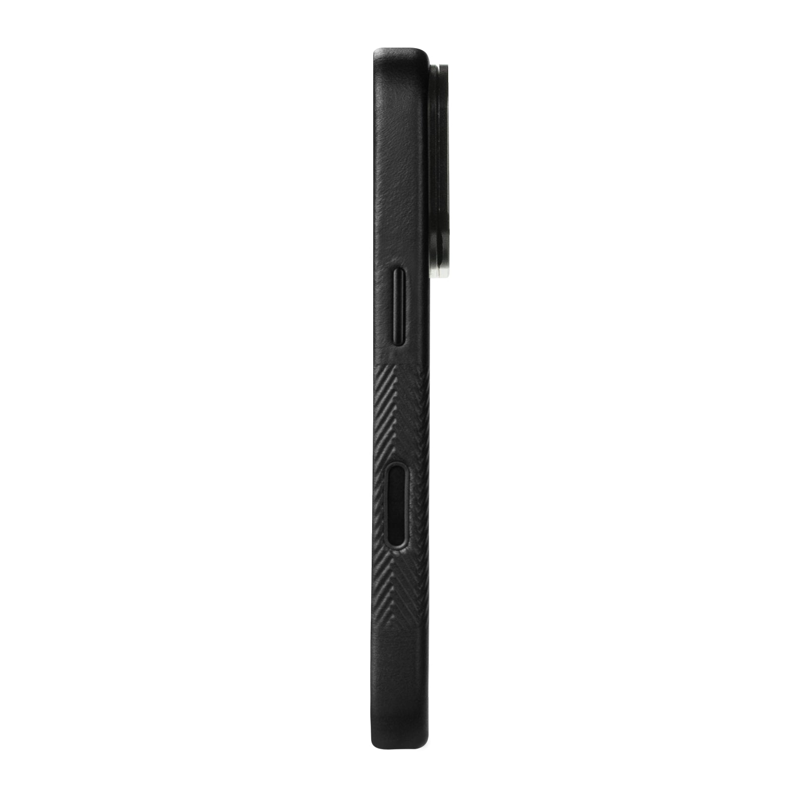 iPhone 17 Pro - Herring 磁吸支架皮革手機殼 - 渡鴉黑
