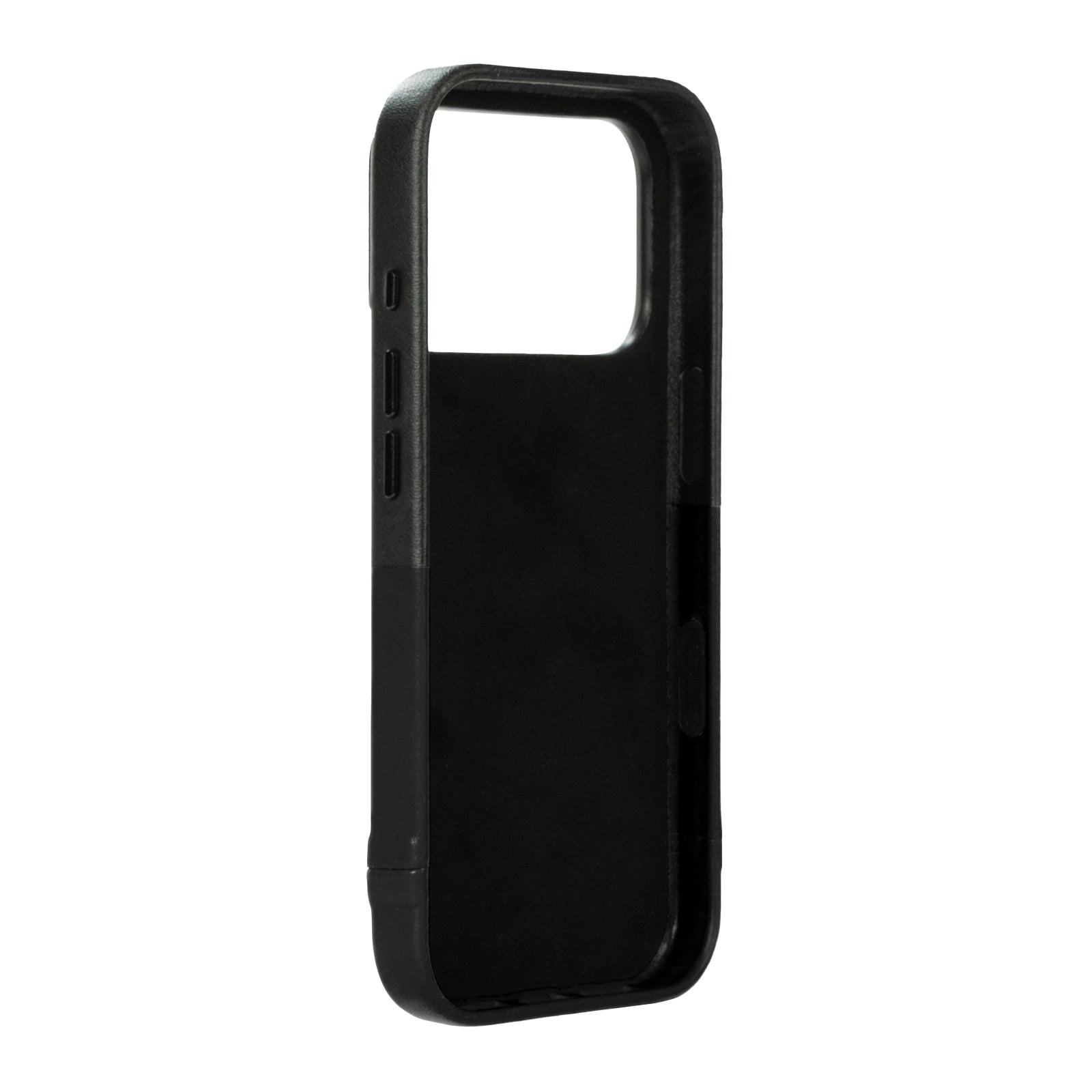 iPhone 17 Pro - Metro 插卡式皮革手機殼 - 渡鴉黑