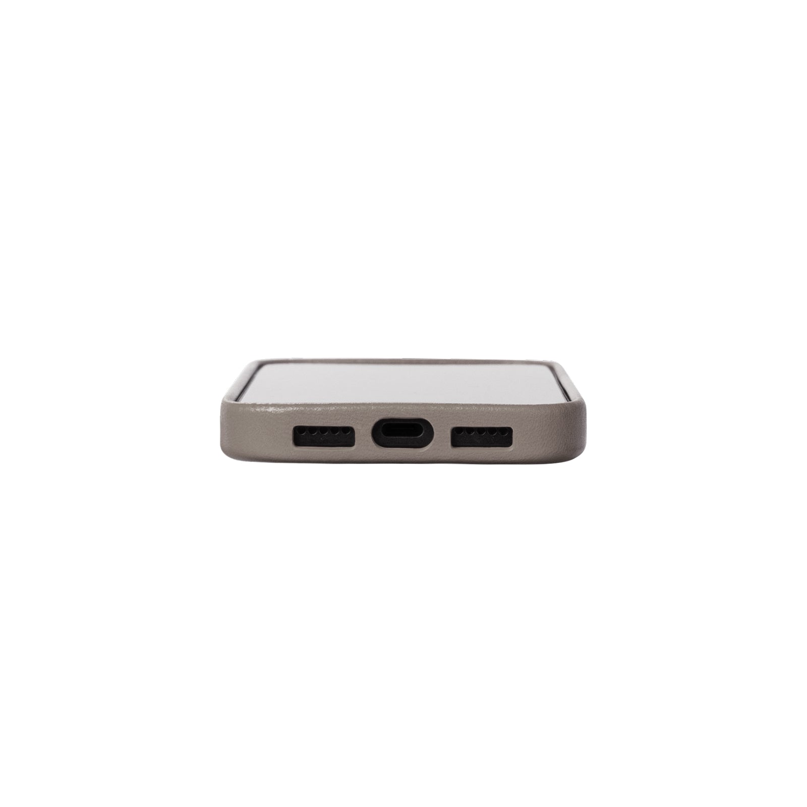 iPhone 17 Pro - Uplop 磁吸支架皮革手機殼 - 礫石灰