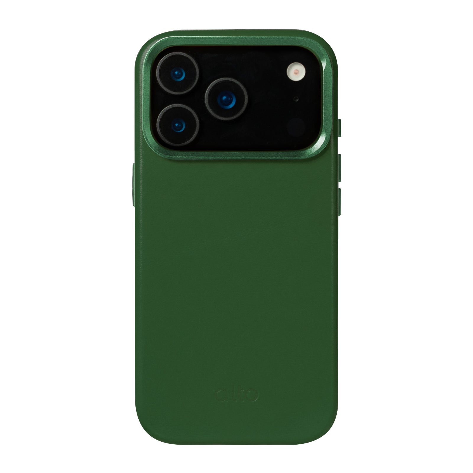 iPhone 17 Pro - Uplop 磁吸支架皮革手機殼 - 森林綠