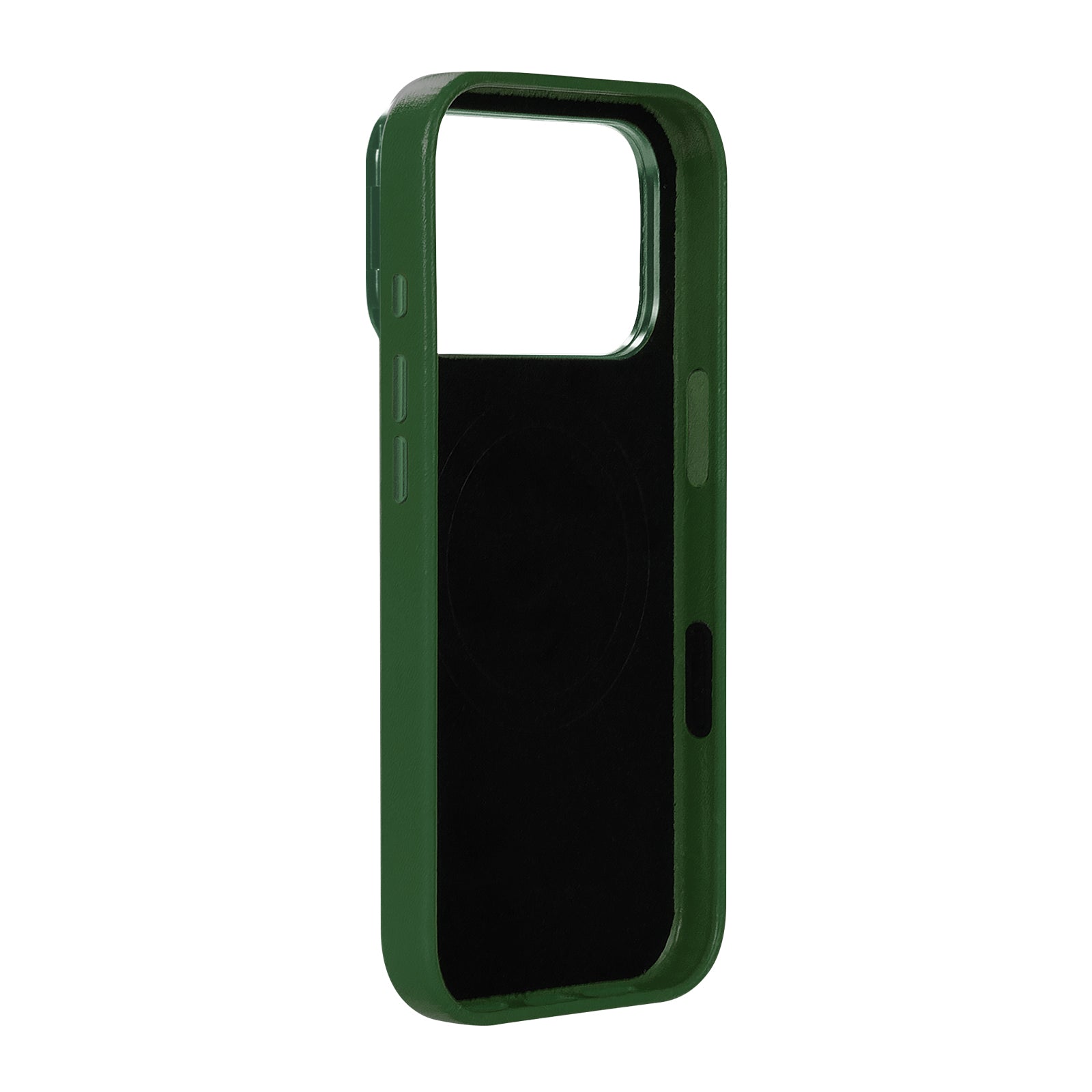 iPhone 17 Pro - Uplop 磁吸支架皮革手機殼 - 森林綠