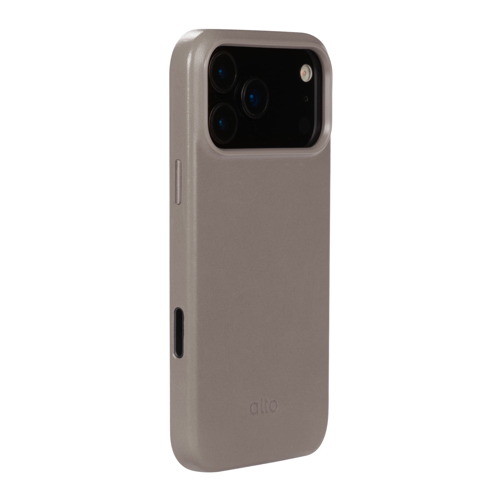 iPhone 17 Pro Max - Clop 磁吸皮革手機殼 - 礫石灰
