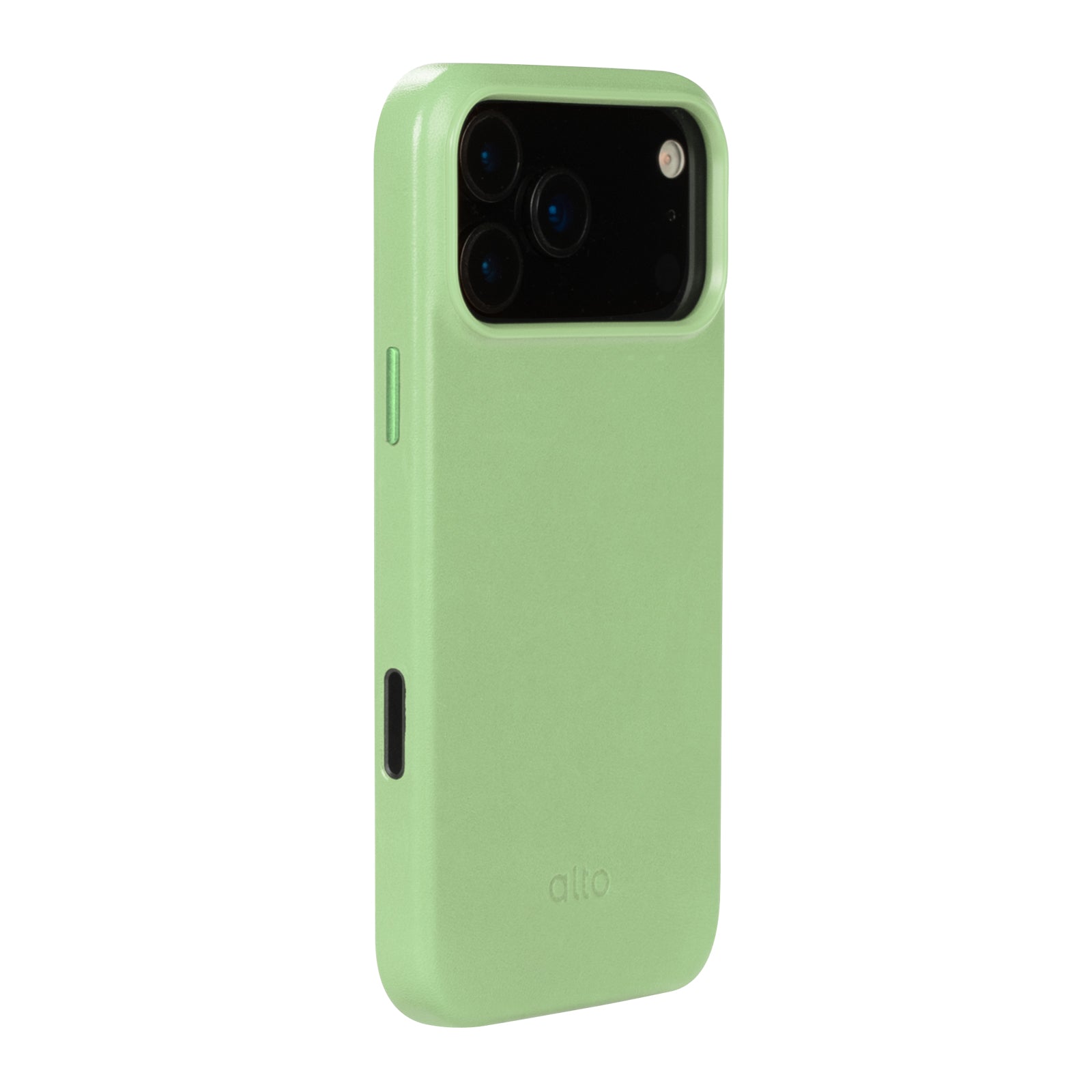 iPhone 17 Pro Max - Clop 磁吸皮革手機殼 - 苔蘚綠