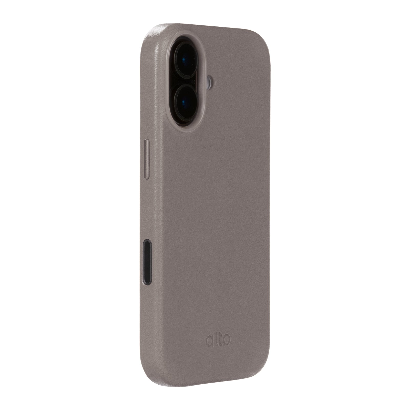 iPhone 17 - Clop 磁吸皮革手機殼 - 礫石灰