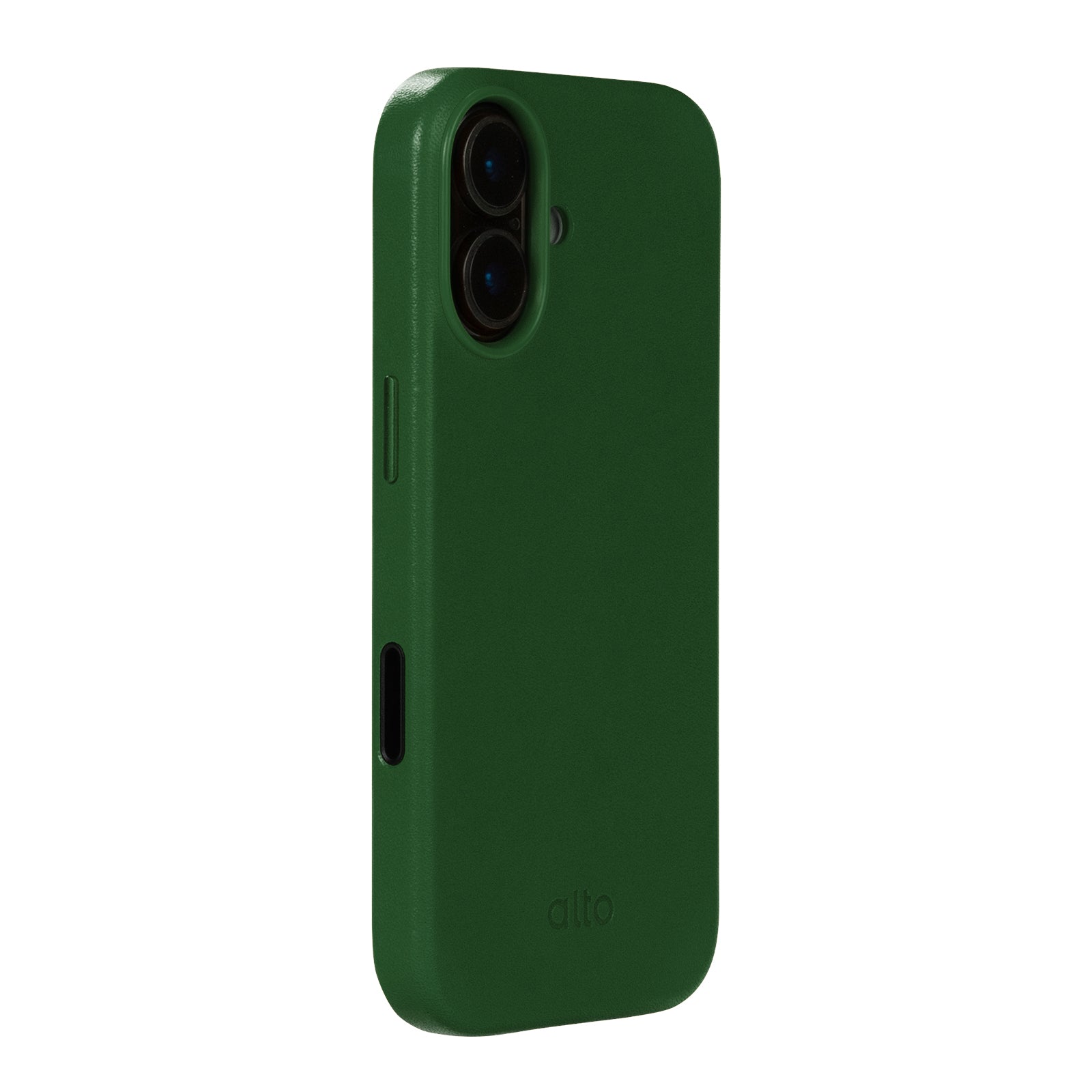 iPhone 17 - Clop 磁吸皮革手機殼 - 森林綠