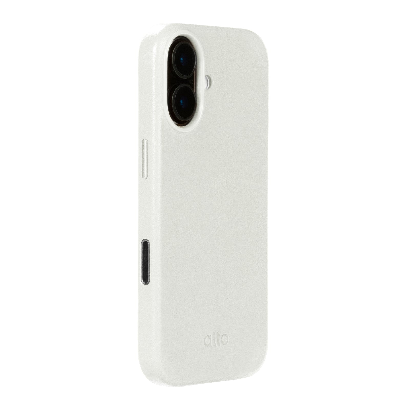iPhone 17 - Clop 磁吸皮革手機殼 - 霜月白