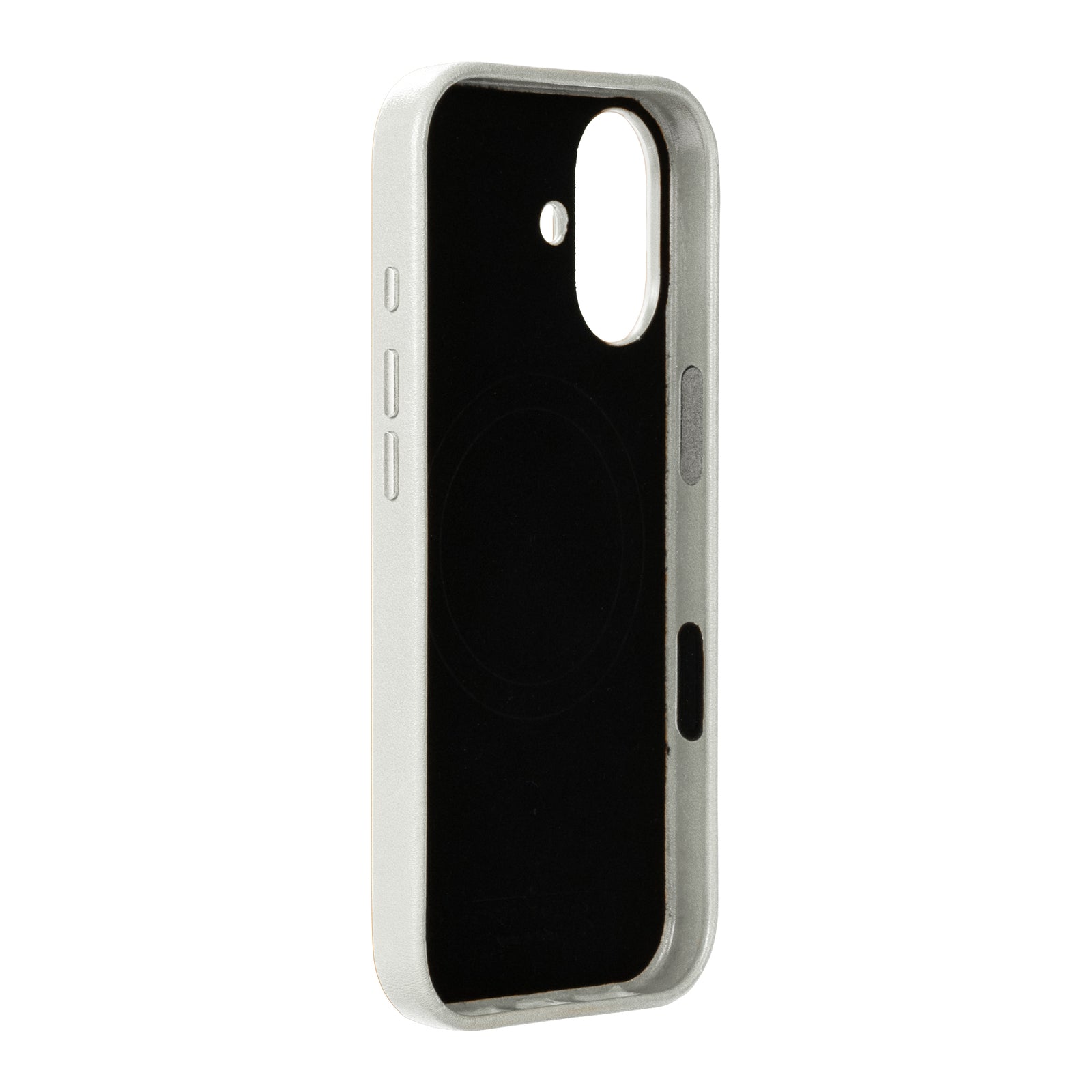 iPhone 17 - Clop 磁吸皮革手機殼 - 霜月白