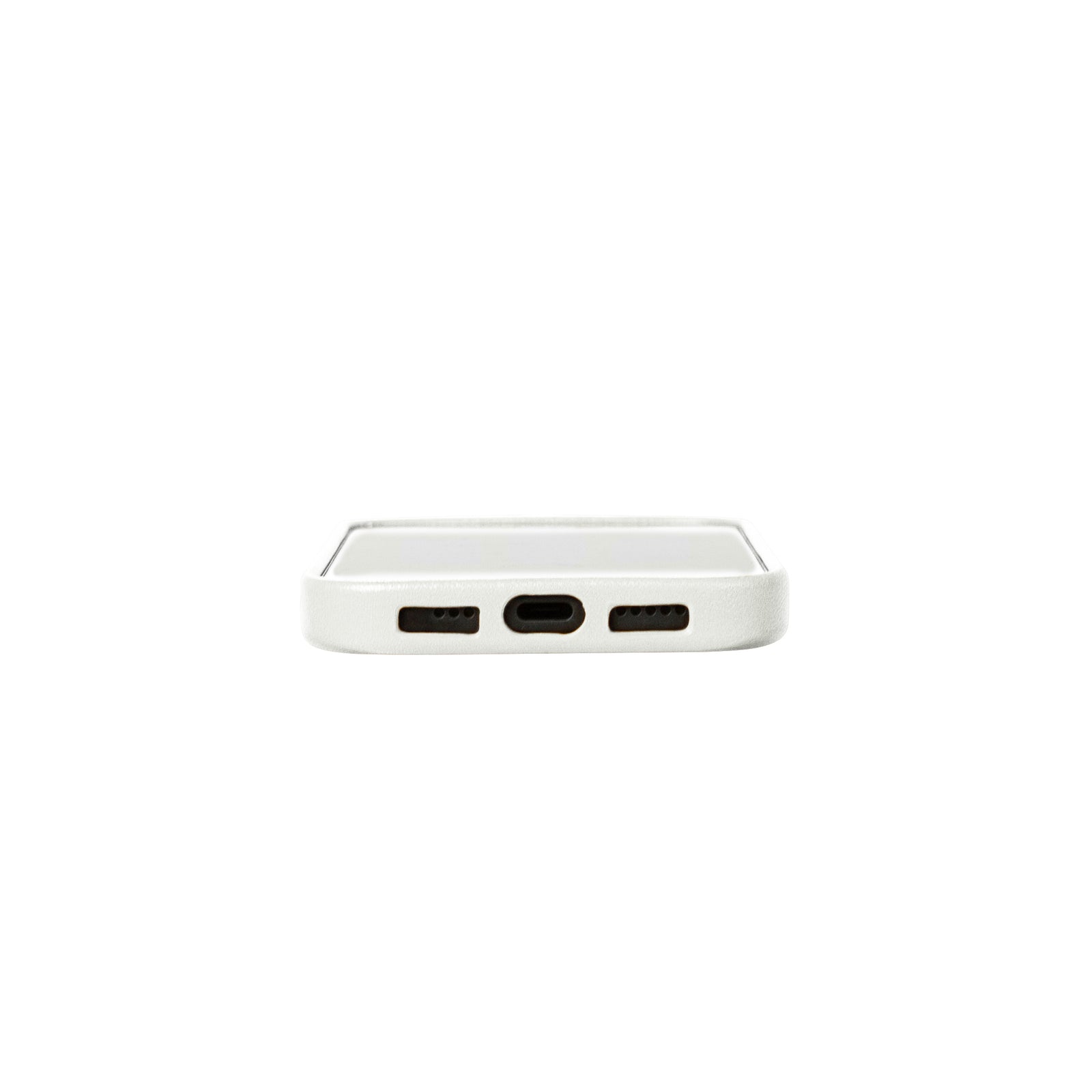 iPhone 17 - Clop 磁吸皮革手機殼 - 霜月白