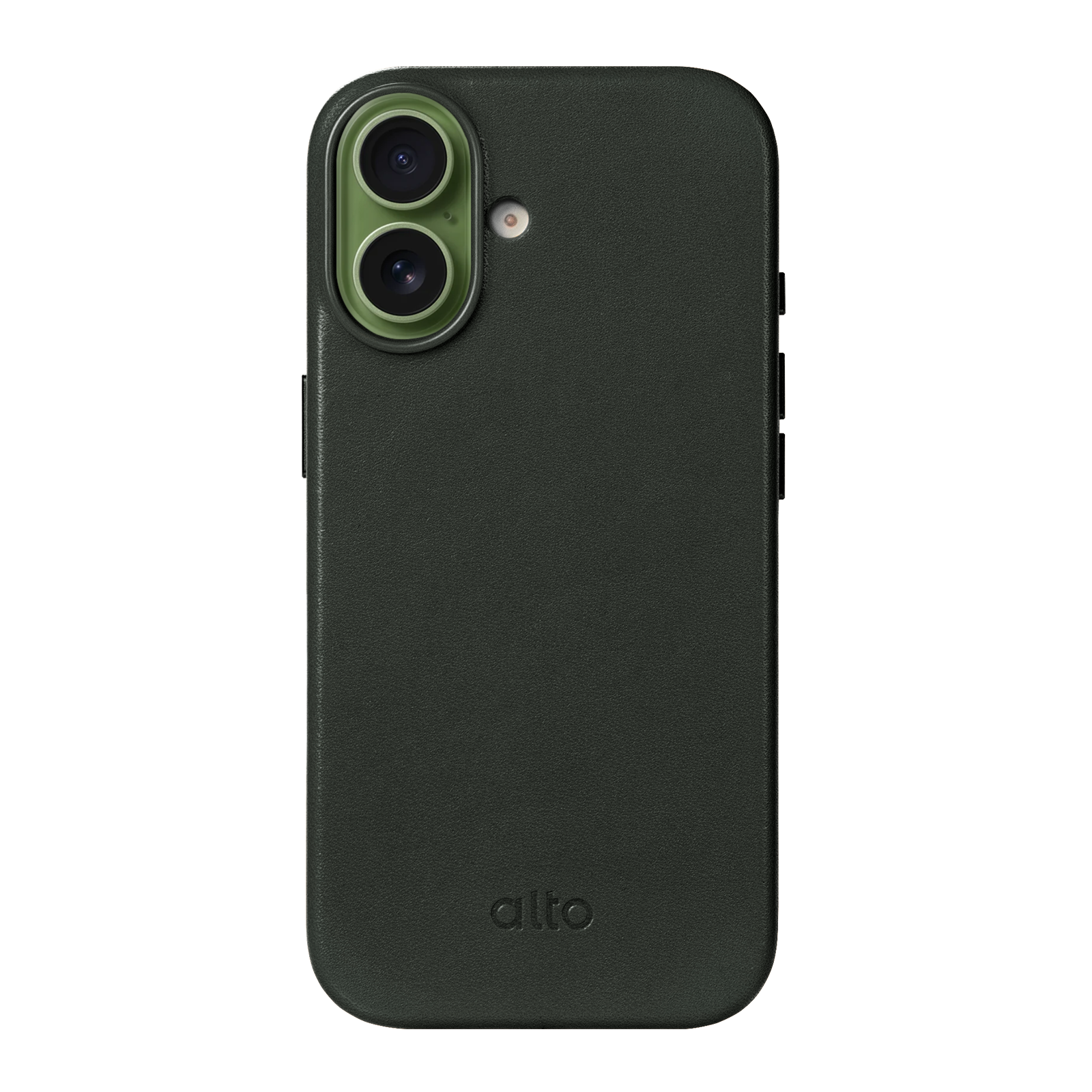 iPhone 17 - Clop 磁吸皮革手機殼 - 渡鴉黑