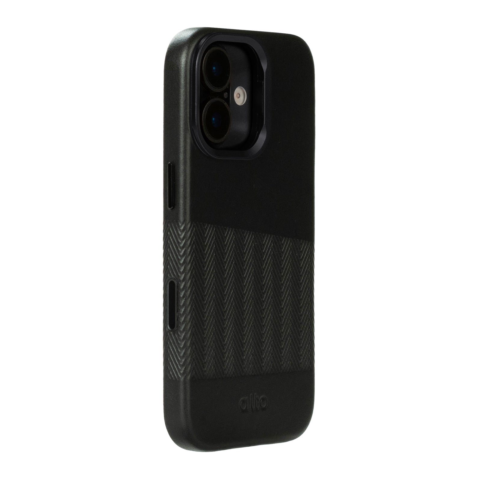 iPhone 17 - Herring 磁吸支架皮革手機殼 - 渡鴉黑