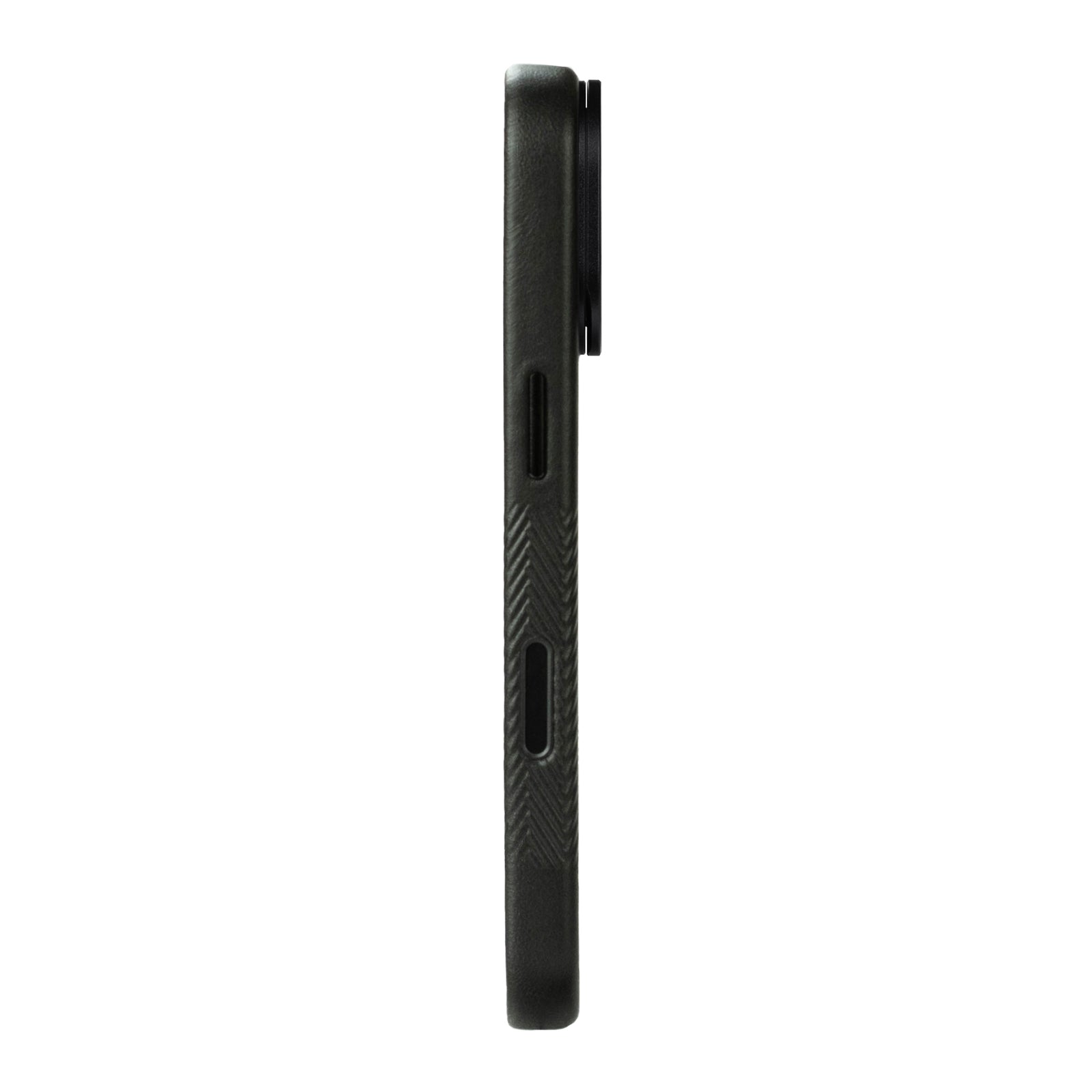 iPhone 17 - Herring 磁吸支架皮革手機殼 - 渡鴉黑