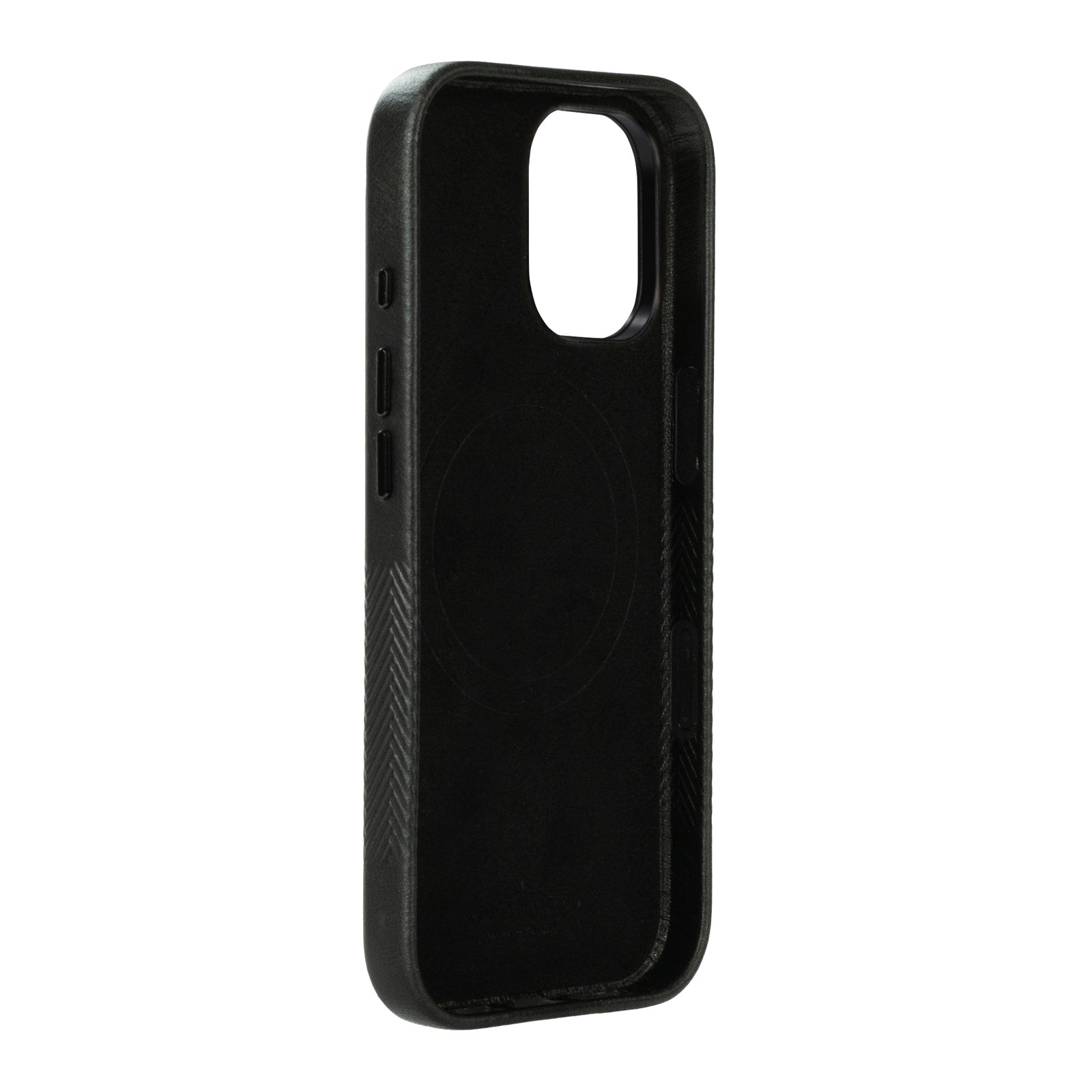 iPhone 17 - Herring 磁吸支架皮革手機殼 - 渡鴉黑
