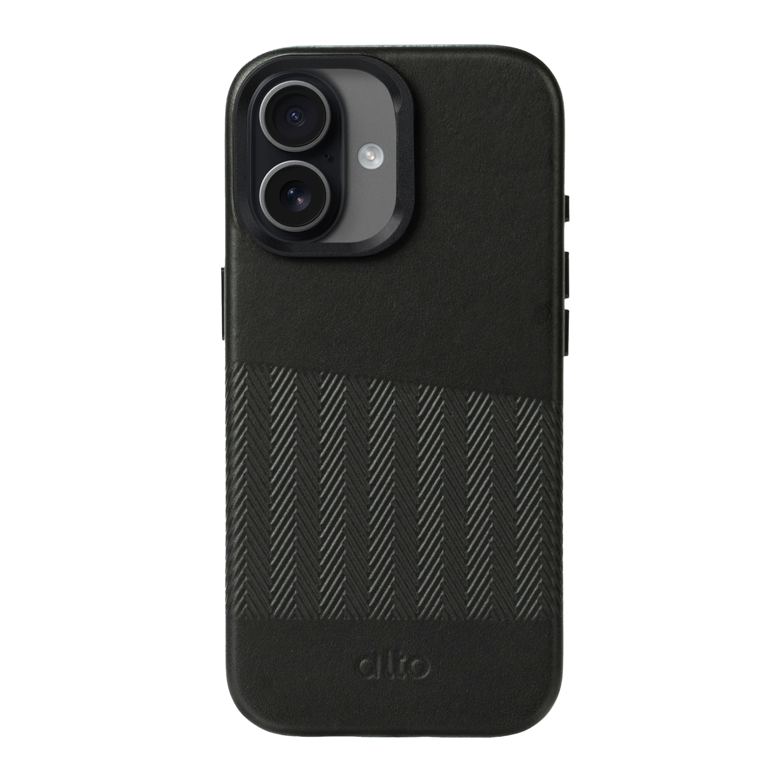 iPhone 17 - Herring 磁吸支架皮革手機殼 - 渡鴉黑