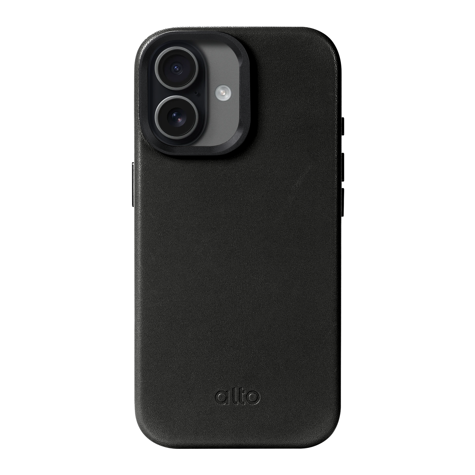 惜福品 - iPhone 17 - Uplop 磁吸支架皮革手機殼 - 渡鴉黑