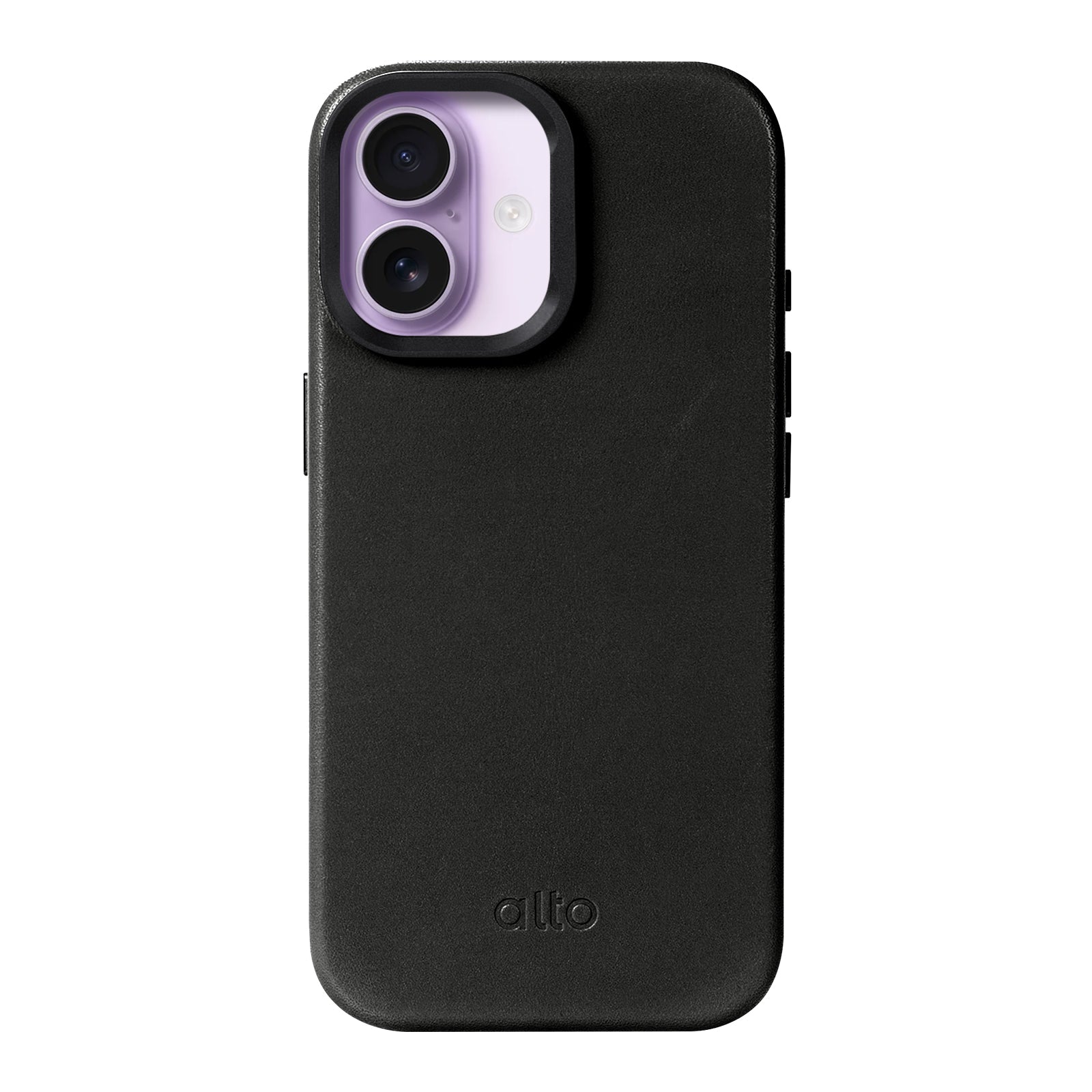 惜福品 - iPhone 17 - Uplop 磁吸支架皮革手機殼 - 渡鴉黑