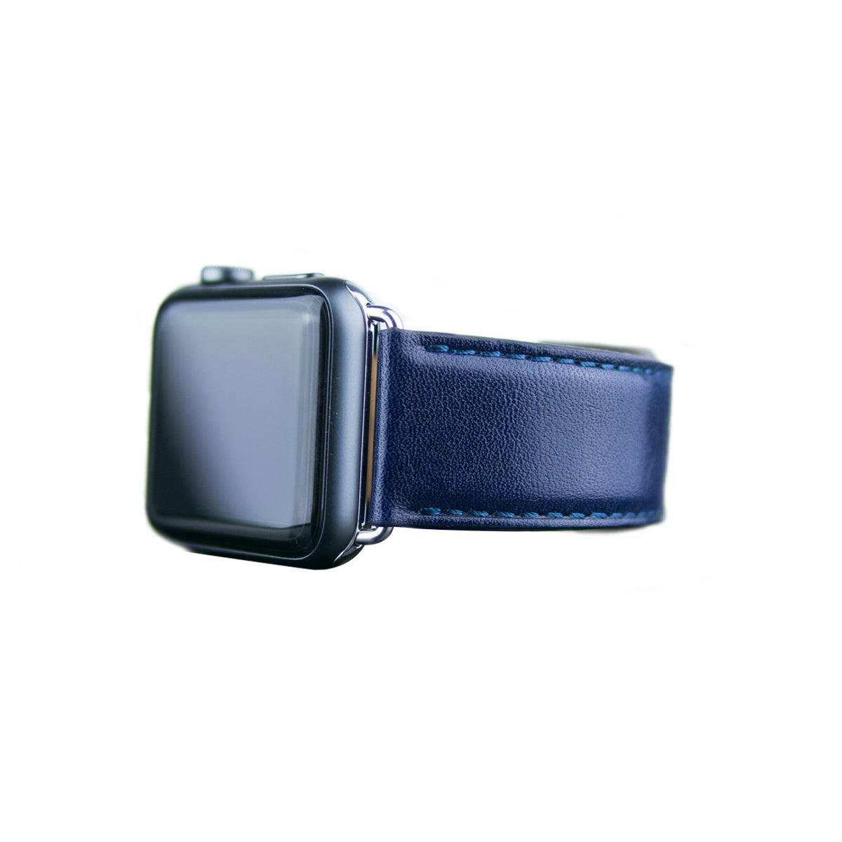 惜福品 - Apple Watch 皮革錶帶 - 44-49mm - 海軍藍