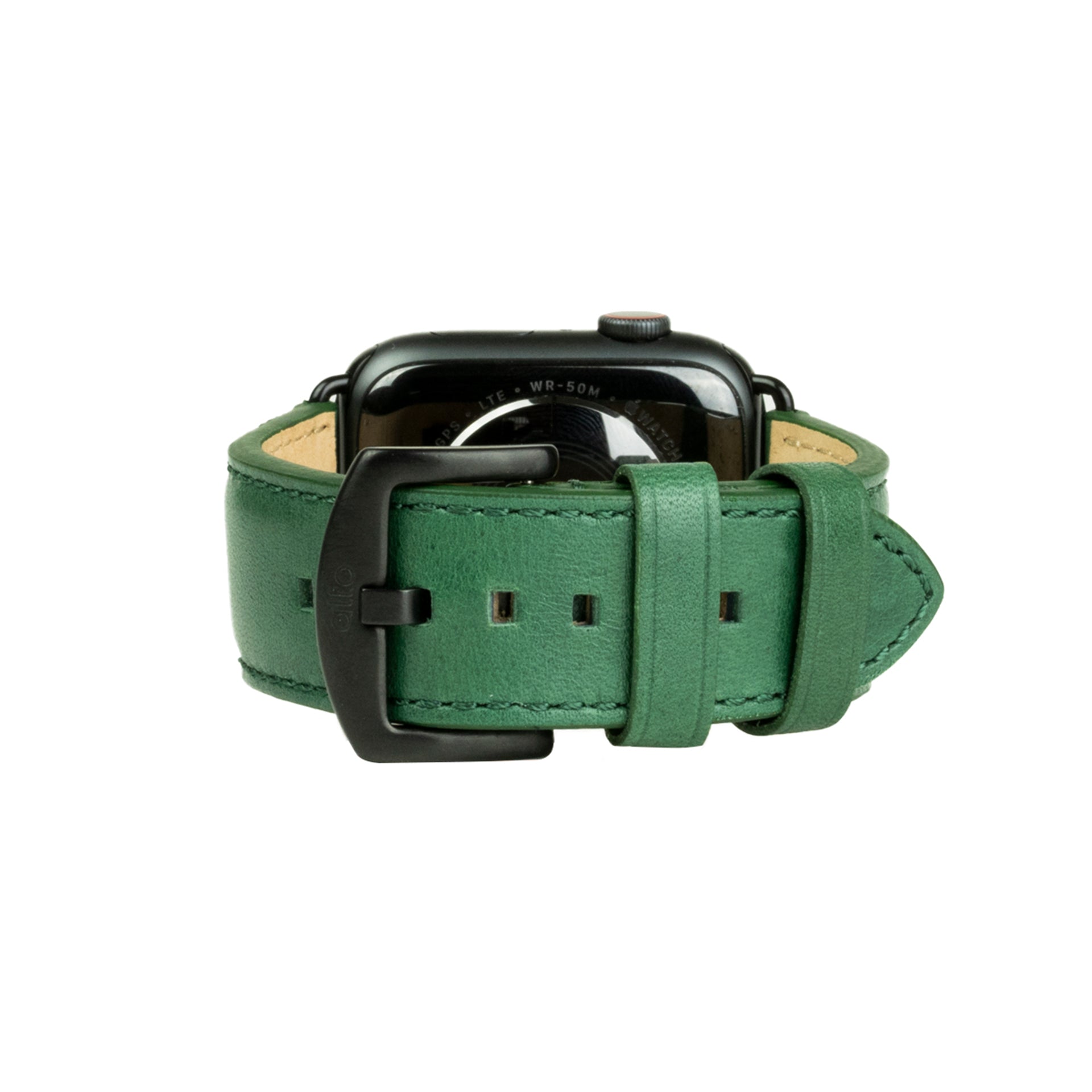 惜福品 - Apple Watch 皮革錶帶 - 44-49mm - 森林綠
