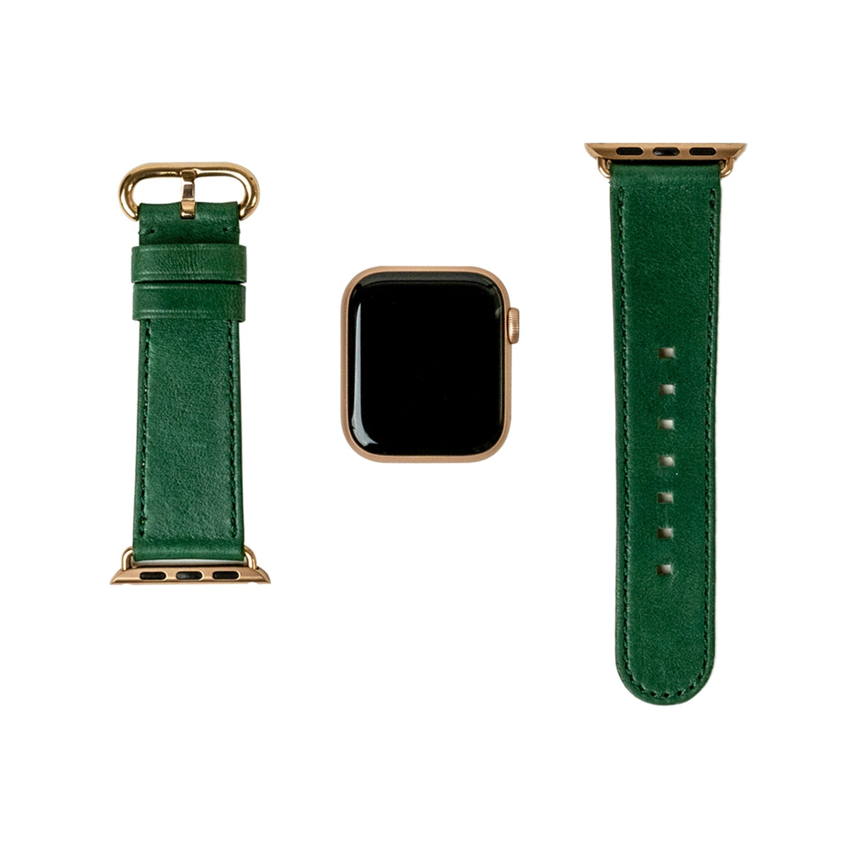 惜福品 - Apple Watch 皮革錶帶 - 38-42mm - 森林綠