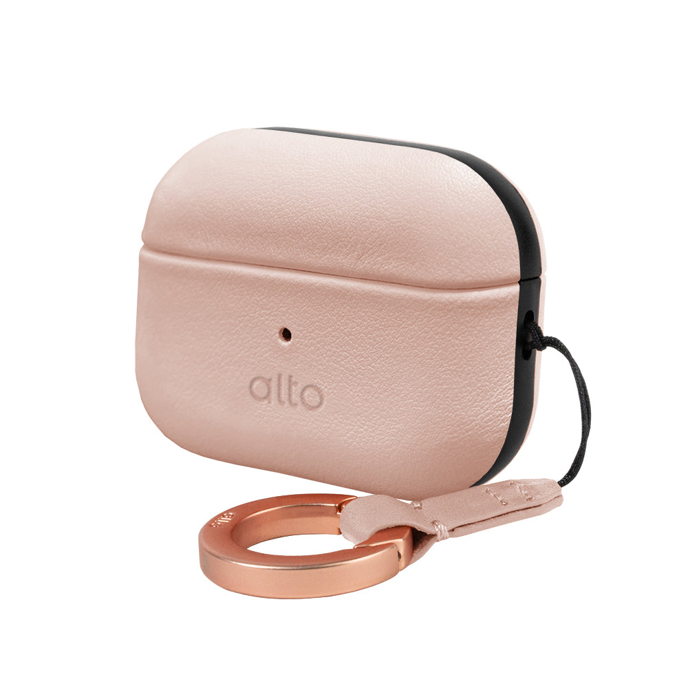 惜福品 - AirPods Pro 2 皮革保護套 - 霧粉色