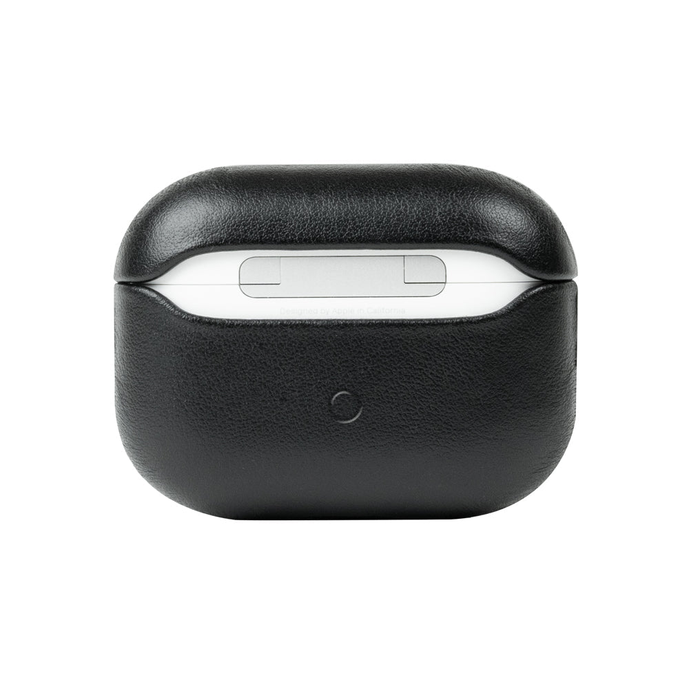 AirPods Pro 2 皮革保護套 - 渡鴉黑