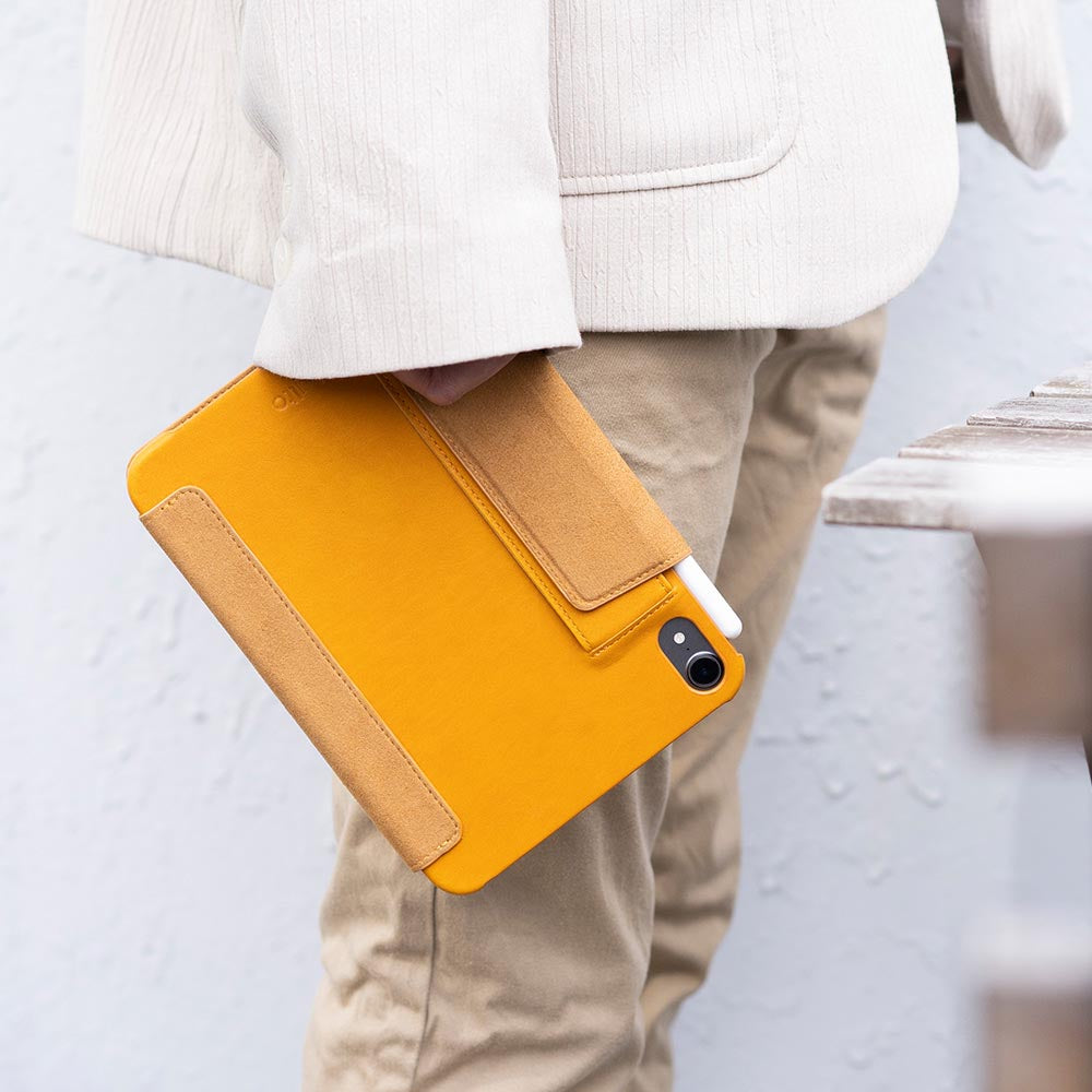 惜福品 - iPad mini 書本式皮革保護套 - 焦糖棕