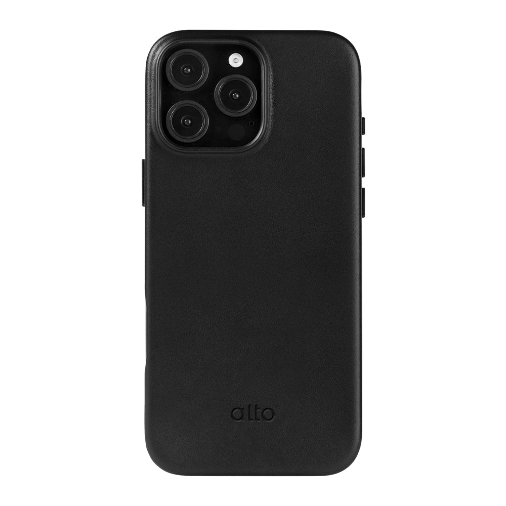 惜福品 - iPhone 16 Pro Max - Clop 磁吸皮革手機殼 - 渡鴉黑