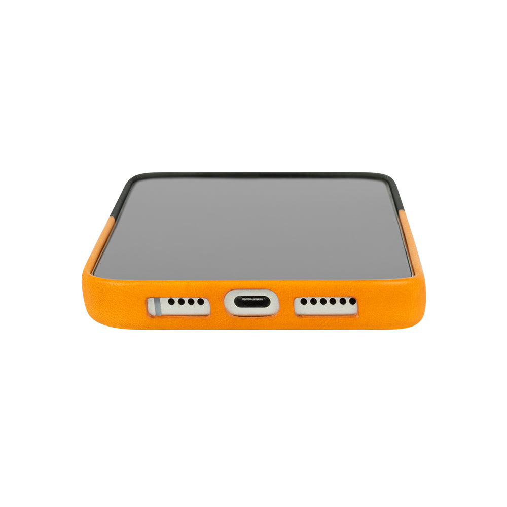 iPhone 16 Pro Max - Herring 磁吸壓紋皮革手機殼 - 渡鴉黑/焦糖棕