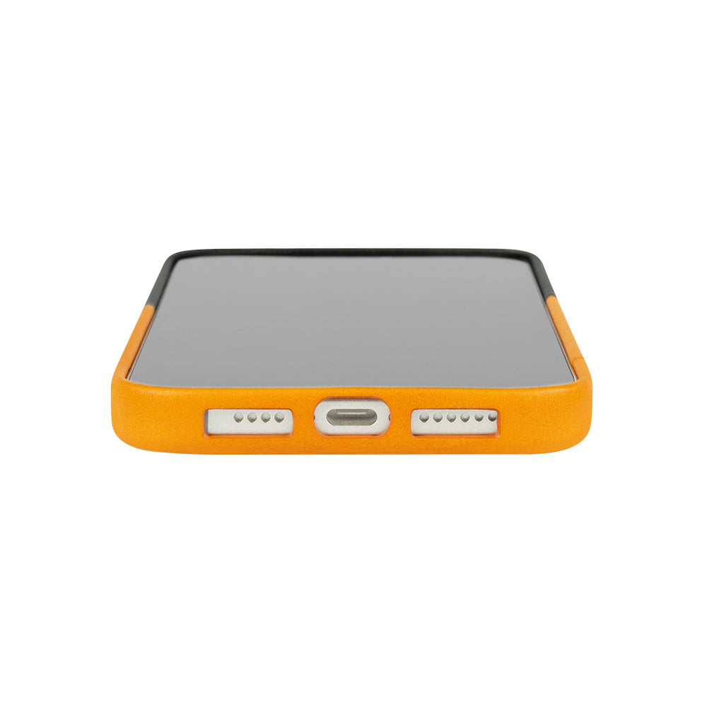 iPhone 16 Pro Max - Metro 插卡皮革手機殼 - 焦糖棕/渡鴉黑