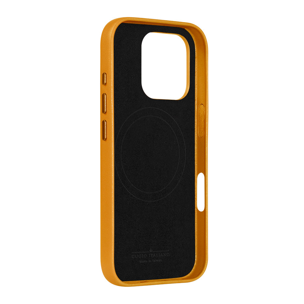 惜福品 - iPhone 16 Pro - Clop 磁吸皮革手機殼 - 焦糖棕