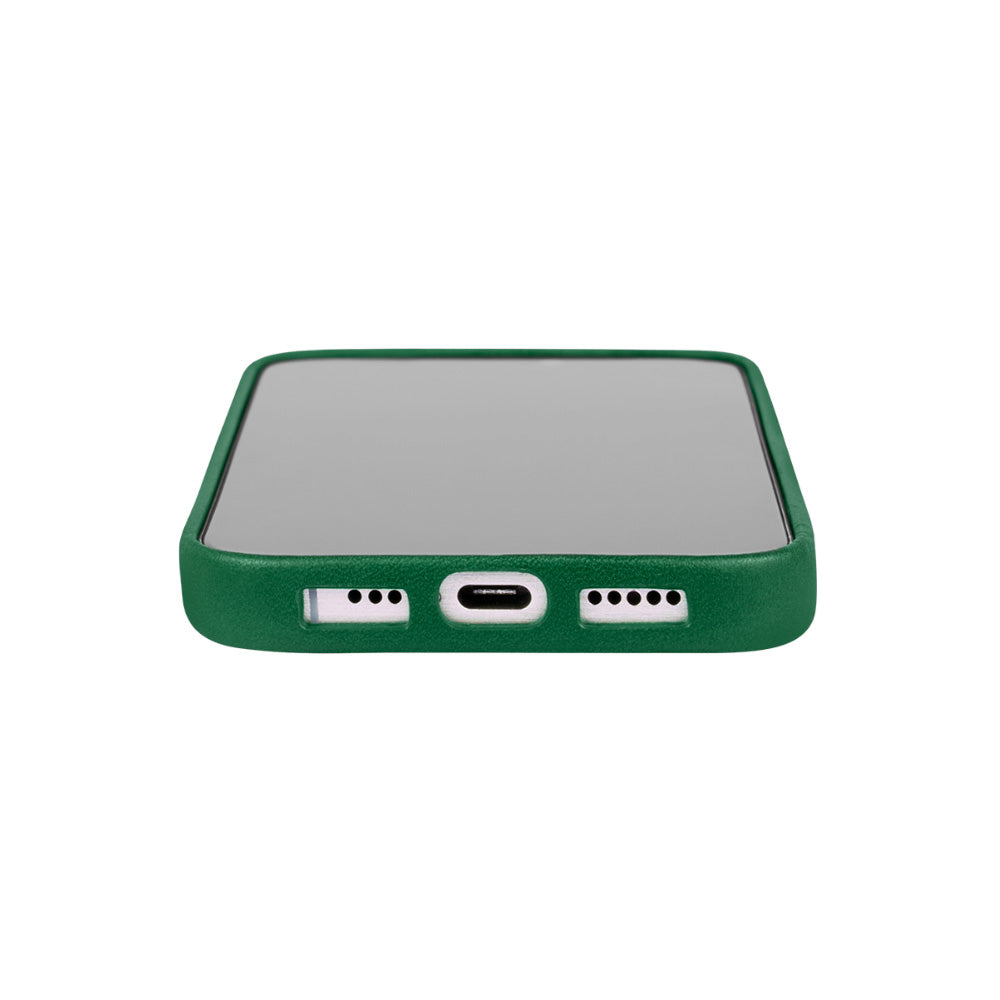 iPhone 16 Pro - Clop 磁吸皮革手機殼 - 森林綠