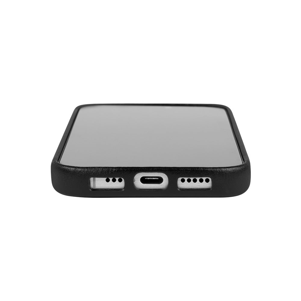 iPhone 16 Pro - Clop 磁吸皮革手機殼 - 渡鴉黑