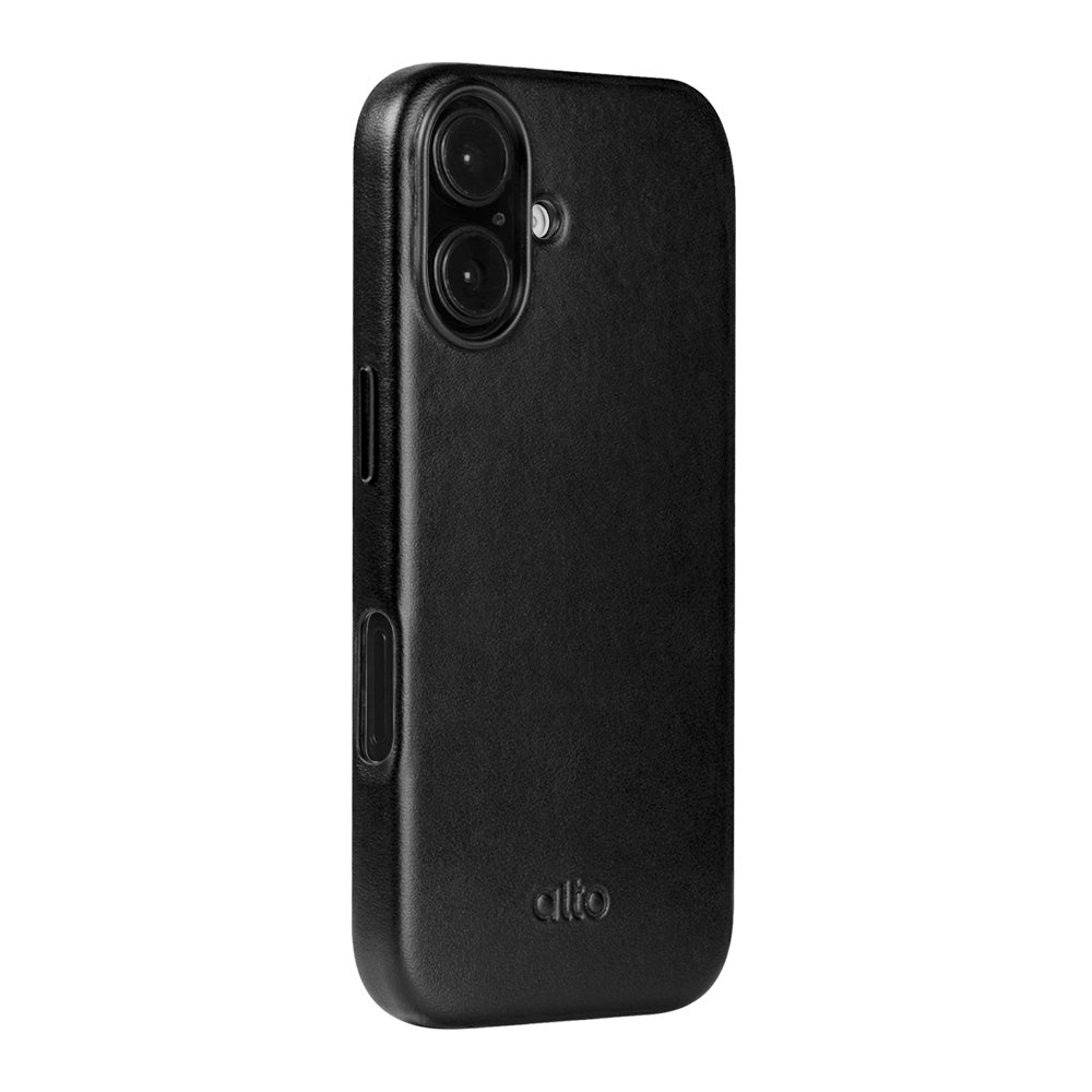 惜福品 - iPhone 16 - Clop 磁吸皮革手機殼 - 渡鴉黑