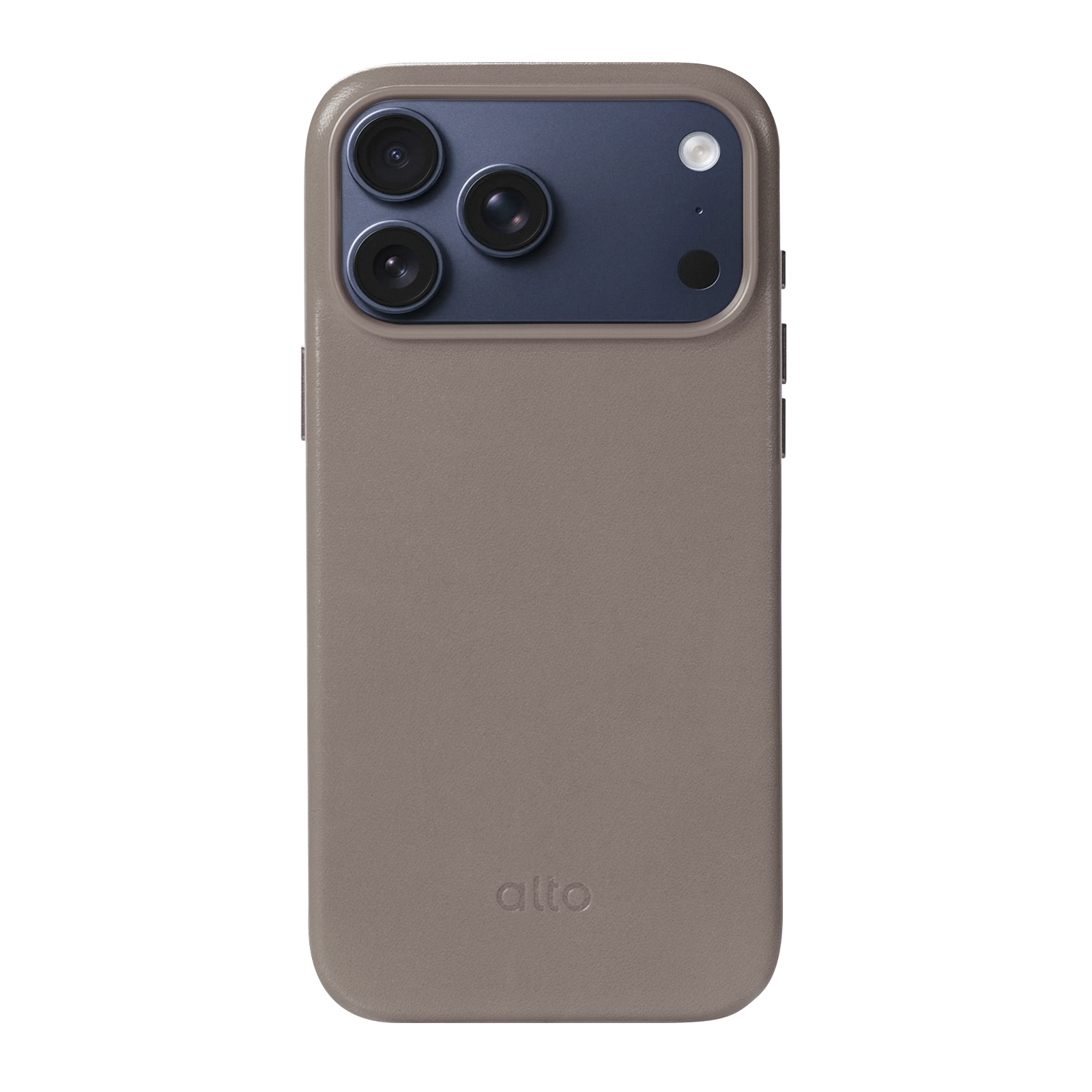 iPhone 17 Pro Max - Clop 磁吸皮革手機殼 - 礫石灰